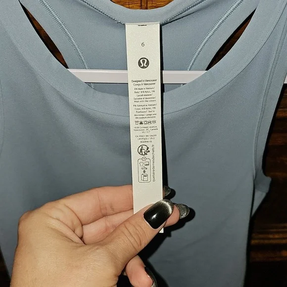 Lululemon Align Waist Length Racerback Tank Sz 6! Nwts, CRTB!! - Picture 3 of 8